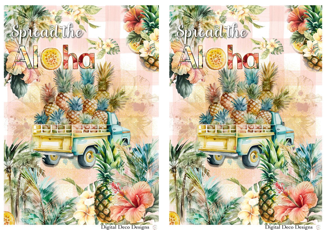 Spread The Aloha Combo Minis (#E020)-Digital Deco Designs