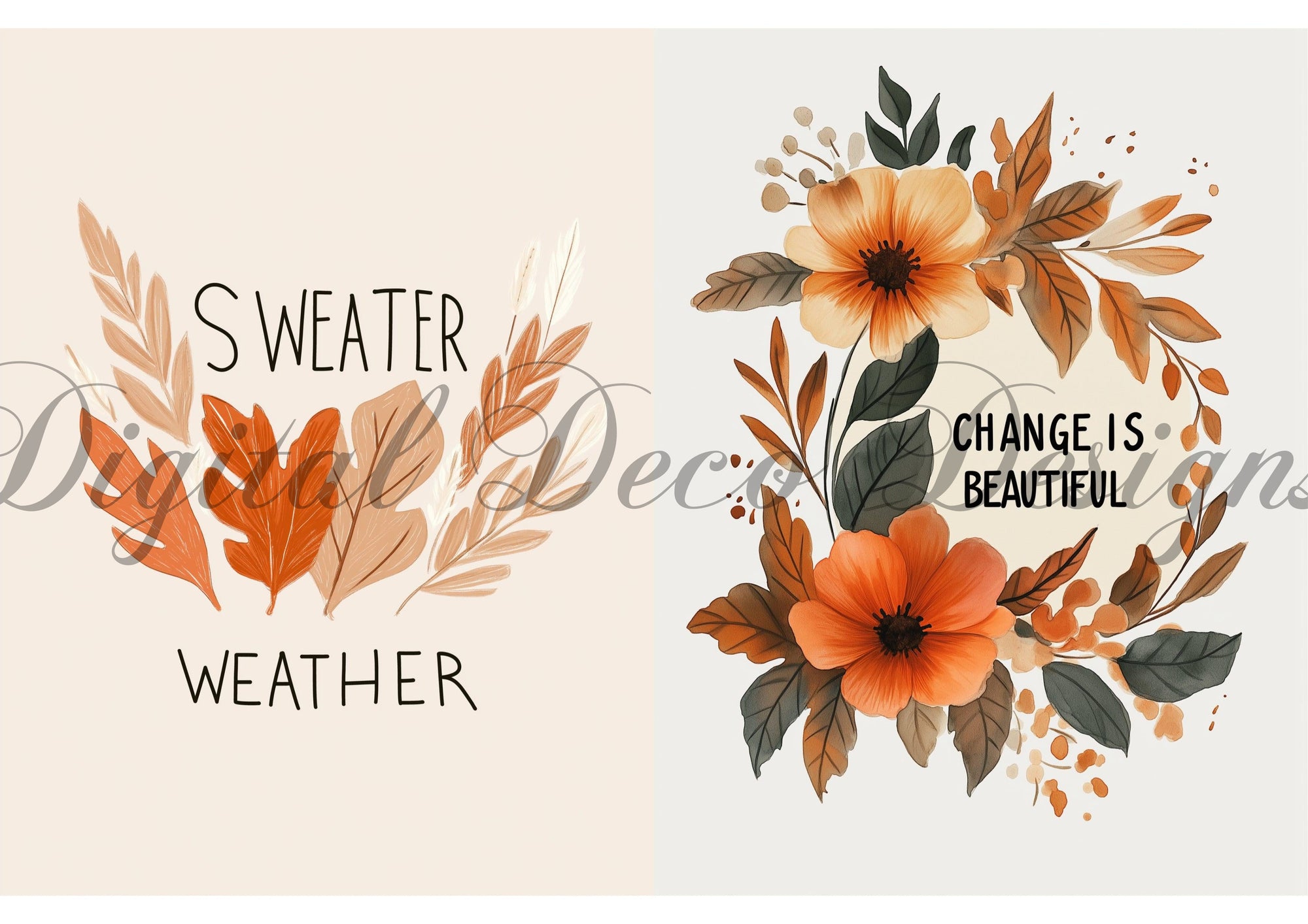 Sweater Weather Combo (#I082)-Decoupage Paper