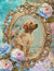 Dreamy Floral Golden Retriever 2 (Print Only) (#G079)-Decoupage Paper