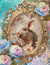 Dreamy Floral Piglet 2 (Print Only) (#G067)-Decoupage Paper