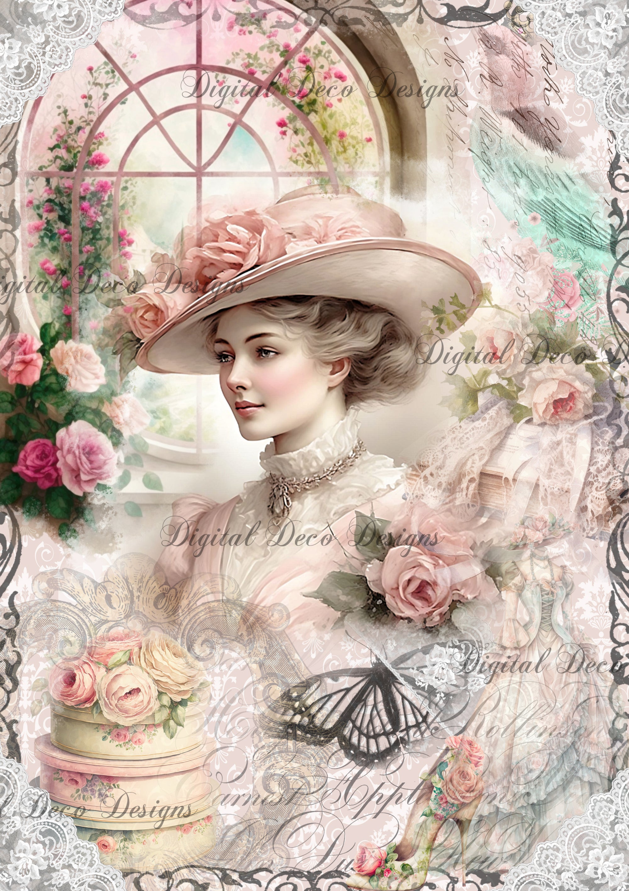 Victorian Lady Lace (#E071)