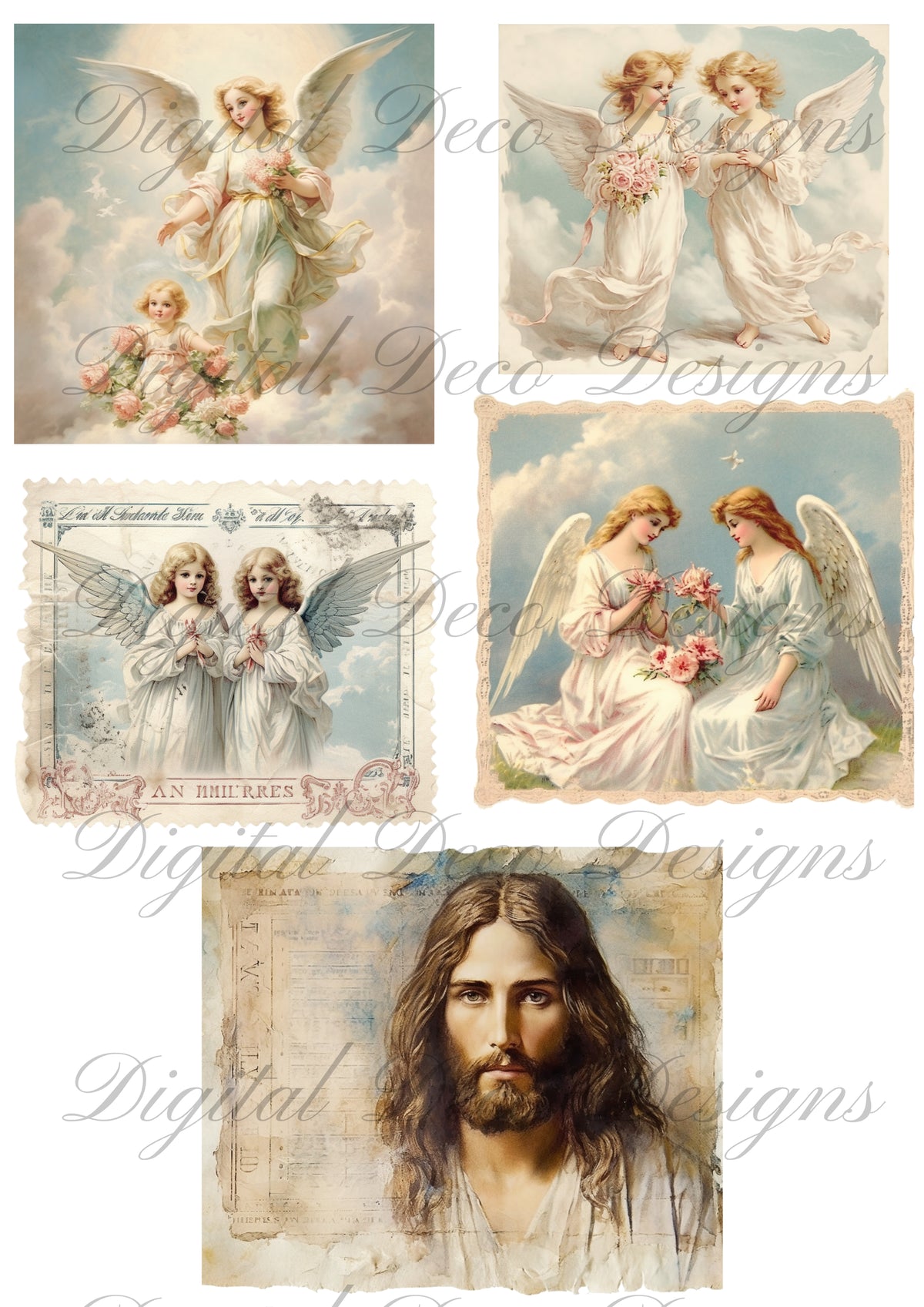 Christian Skies Collage N039-Digital Deco Designs