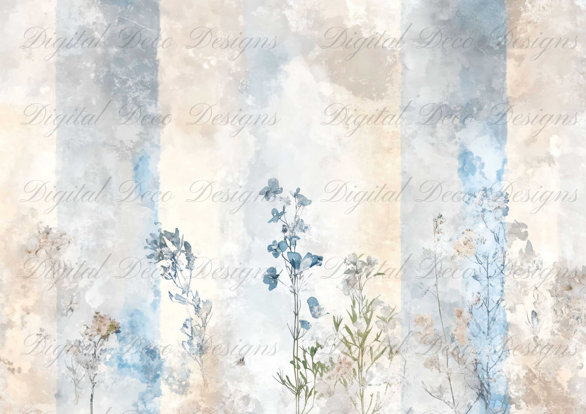 Muted Wildflowers L098-Digital Deco Designs