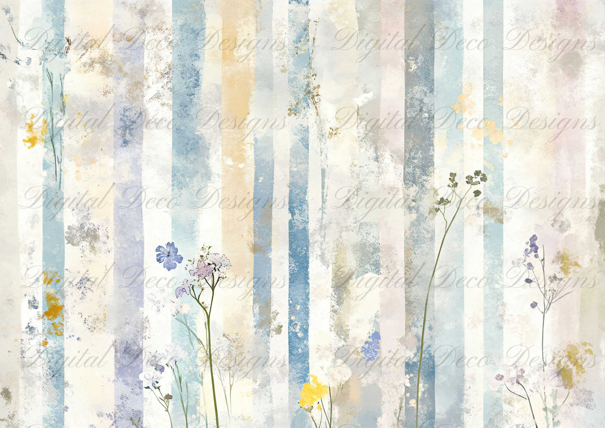 Muted Wildflowers L099-Digital Deco Designs