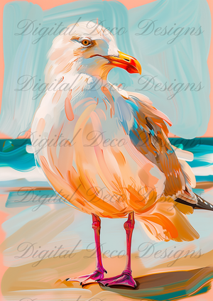 Sun, Sand, Shore: Summers To Remember (Land and Sea Critters Bundle) Z080-Decoupage Paper