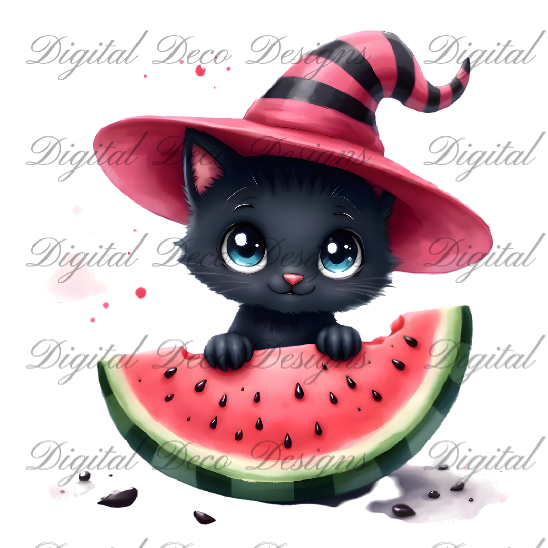 Summerween Clip Art Bundle (Digital Download Only)-Decoupage Paper