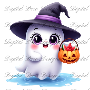Summerween Clip Art Bundle (Digital Download Only)-Decoupage Paper