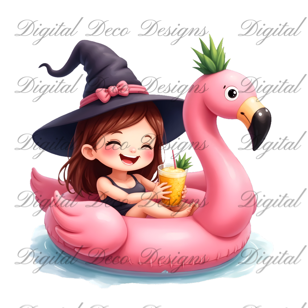 Summerween Clip Art Bundle (Digital Download Only)-Decoupage Paper