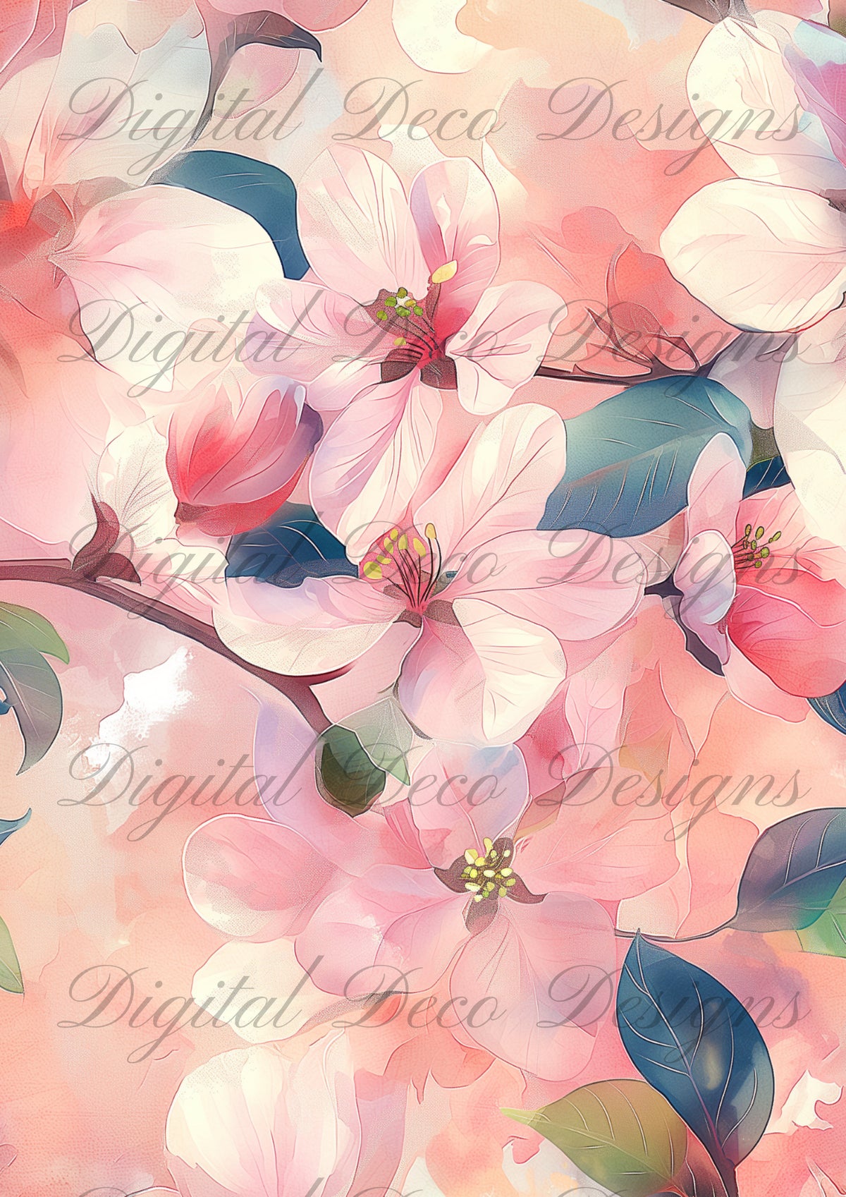 Wall Art Florals M038-Digital Deco Designs