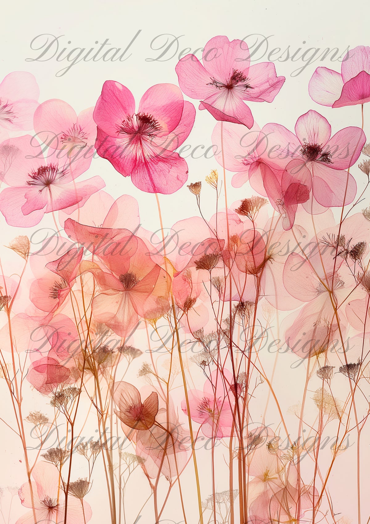 Wall Art Florals M043-Digital Deco Designs