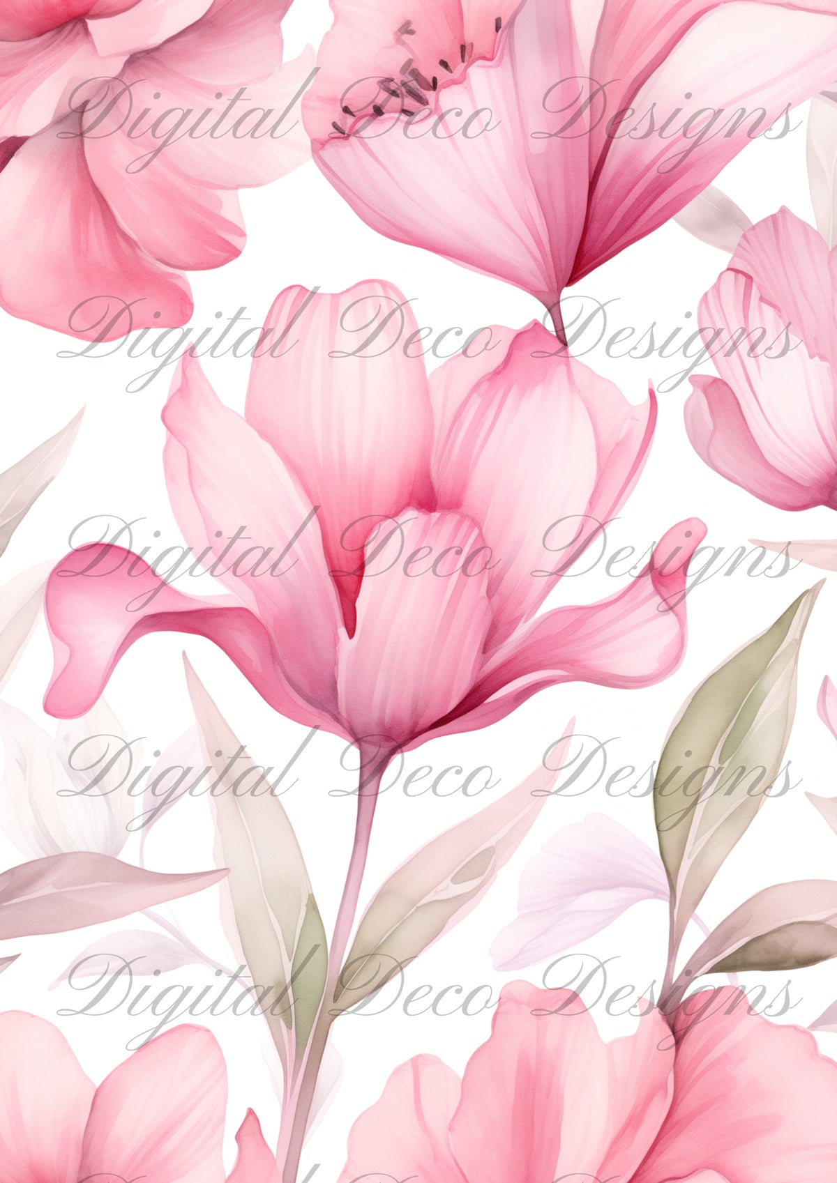 Wall Art Florals M044-Digital Deco Designs