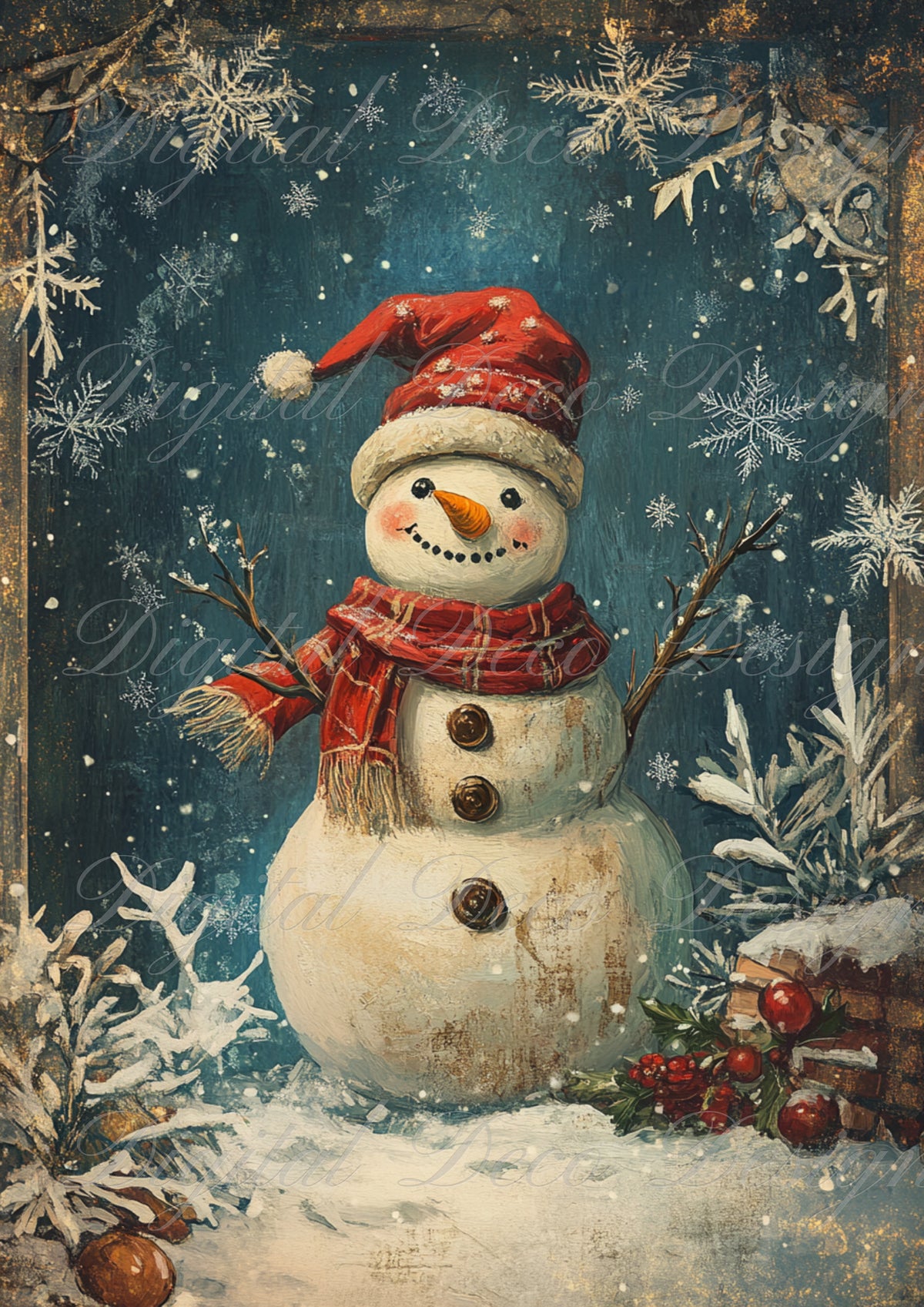 (#J012) (Exclusive Members Design)-Digital Deco Designs