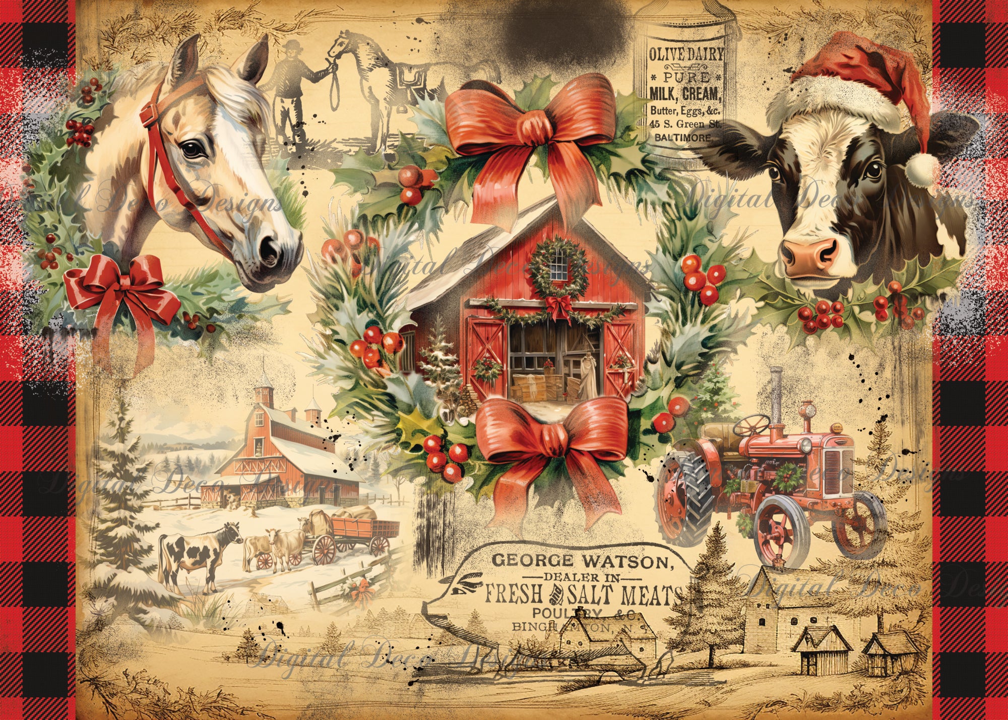 We Wish You A Countrytime Christmas Bundle (#Z061)
