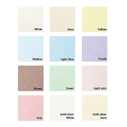 Hanji Printer Paper A4, 80gsm, Korean Traditional Mulberry Copy Paper, 100 Sheets, Premium Quality Copy Printer Paper, 8.3x11.7 Inches (White)-Decoupage Paper