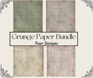 Grunge Paper Bundle (Physical Print)