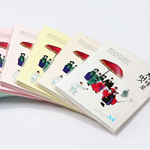 Hanji Printer Paper A4, 80gsm, Korean Traditional Mulberry Copy Paper, 100 Sheets, Premium Quality Copy Printer Paper, 8.3x11.7 Inches (White)-Decoupage Paper
