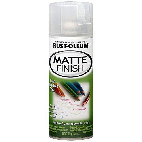 Rust-Oleum 267028 Specialty Matte Finish Spray, 11 oz, Clear-Decoupage Paper