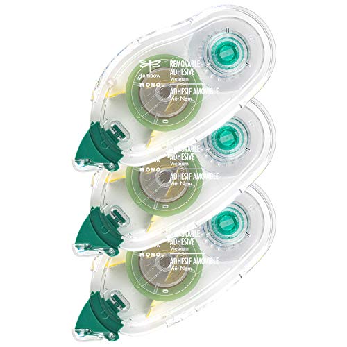 Tombow 62209 Refill for Removable Adhesive Applicator, .33-Inch x 472-Inch , 3/Pack-Decoupage Paper