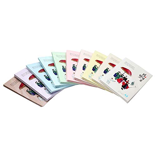 Hanji Printer Paper A4, 80gsm, Korean Traditional Mulberry Copy Paper, 100 Sheets, Premium Quality Copy Printer Paper, 8.3x11.7 Inches (White)-Decoupage Paper