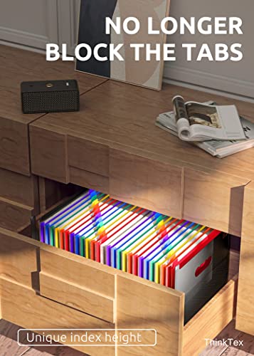 ThinkTex 26 Pockets Expanding File Folder, Upright &amp; Open Top, A-Z Colorful Tabs, Larger Capacity Accordian Folder, Letter/A4 Size for School, Home and Office-Decoupage Paper