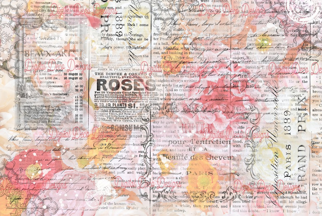 Always Roses (Membership Digital Download) (A004) Digital Deco Designs