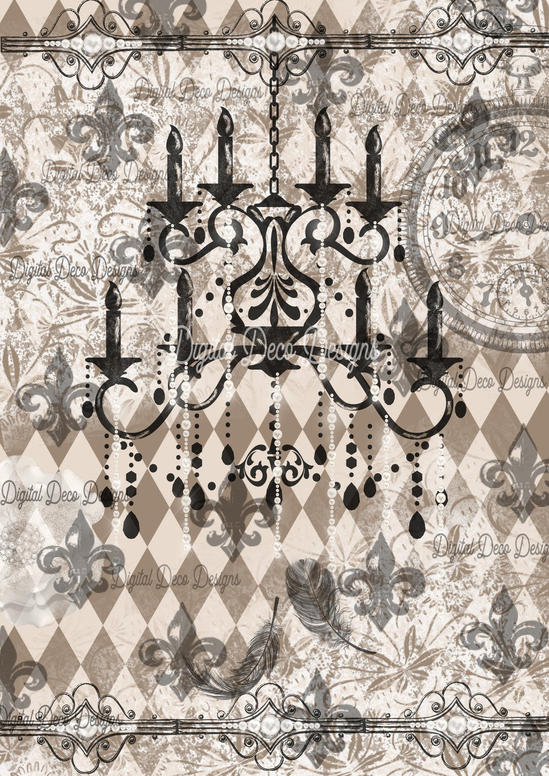 Chand-La-La (#A076) (Exclusive Members Design)-Digital Deco Designs