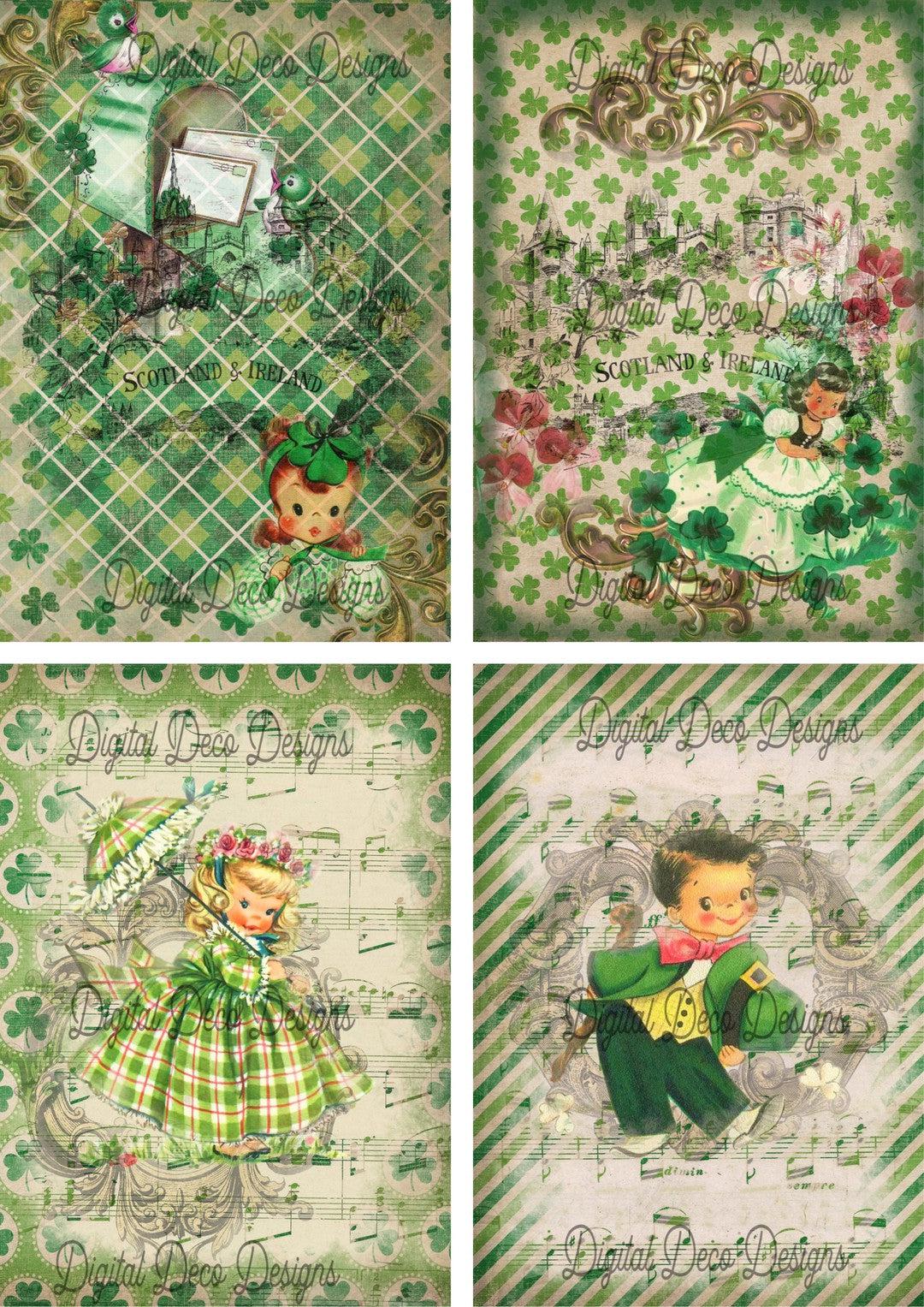 Cloverfield Hill 4 Collage Sheet (#B003)-Digital Deco Designs