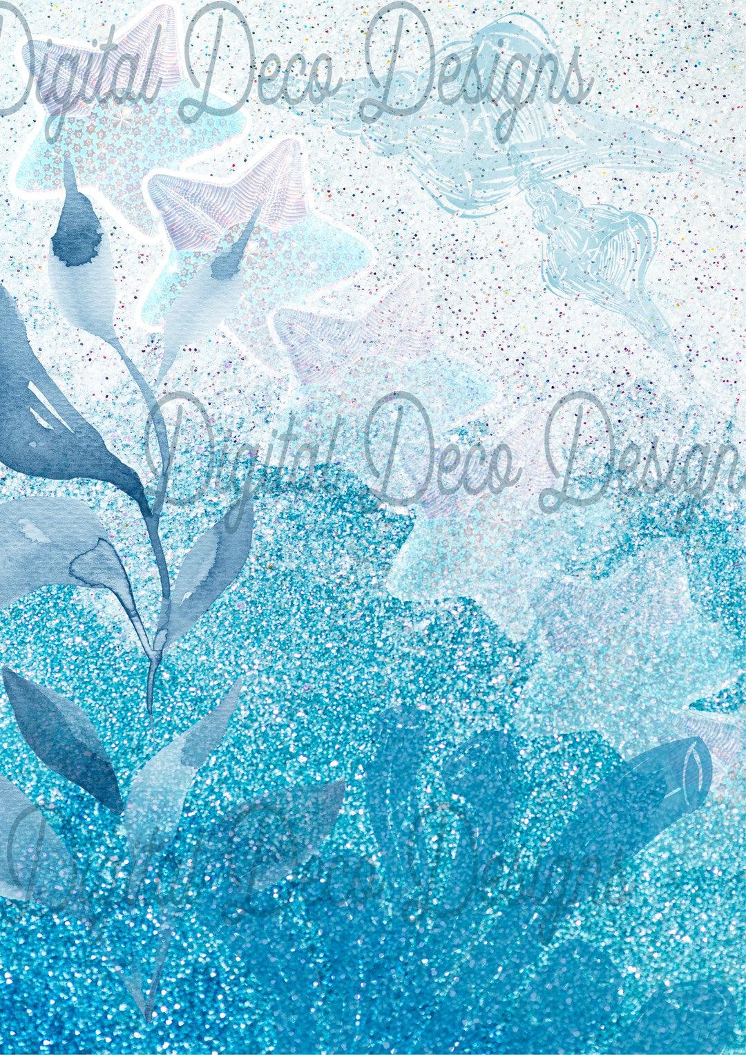 Coastal Splatter (#B009)-Digital Deco Designs