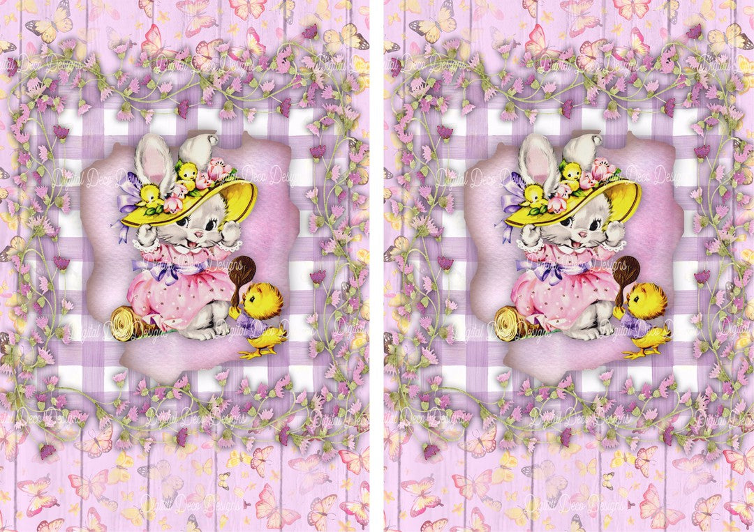 Easter Bonnie and Peep Combo Duo (#B027)-Digital Deco Designs
