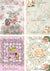 Spring And Easter Bunnies 4 Collage Sheet (#E021)-Decoupage Paper