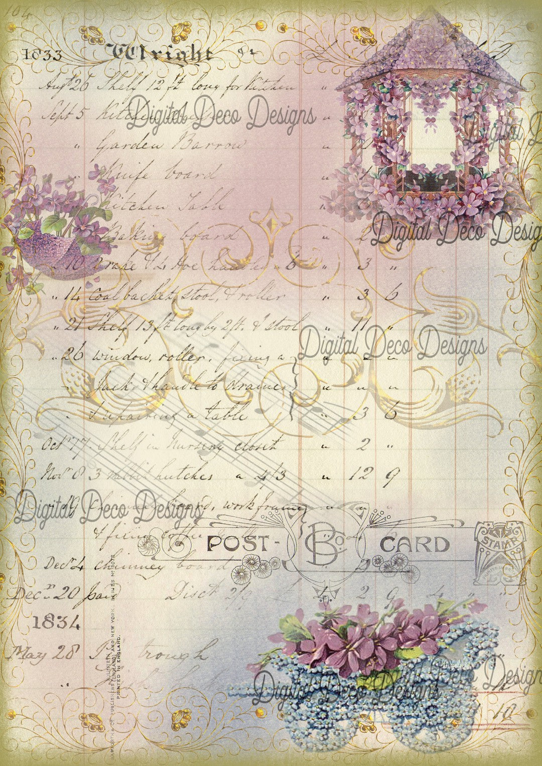 Fairy Court (#B028) (Exclusive Members Design)-Digital Deco Designs