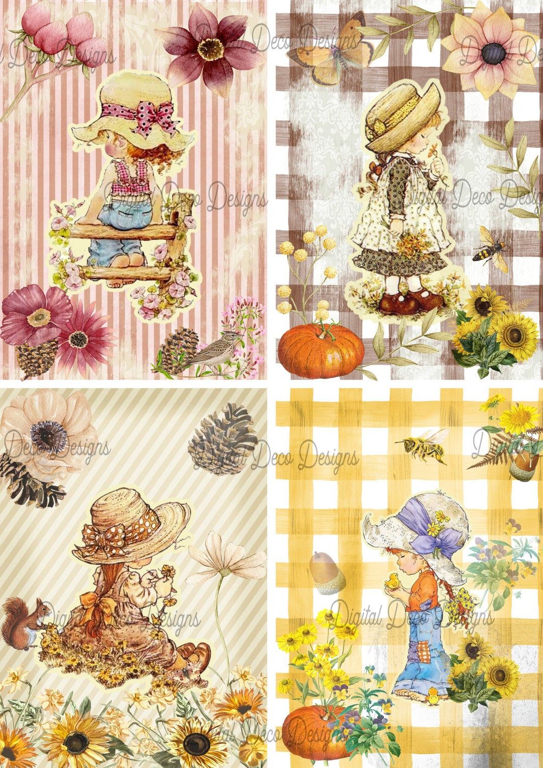 Fall Farm Days (#B035)-Decoupage Paper