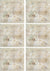 Ivory Cream Collage Sheet (#C023)-Decoupage Paper