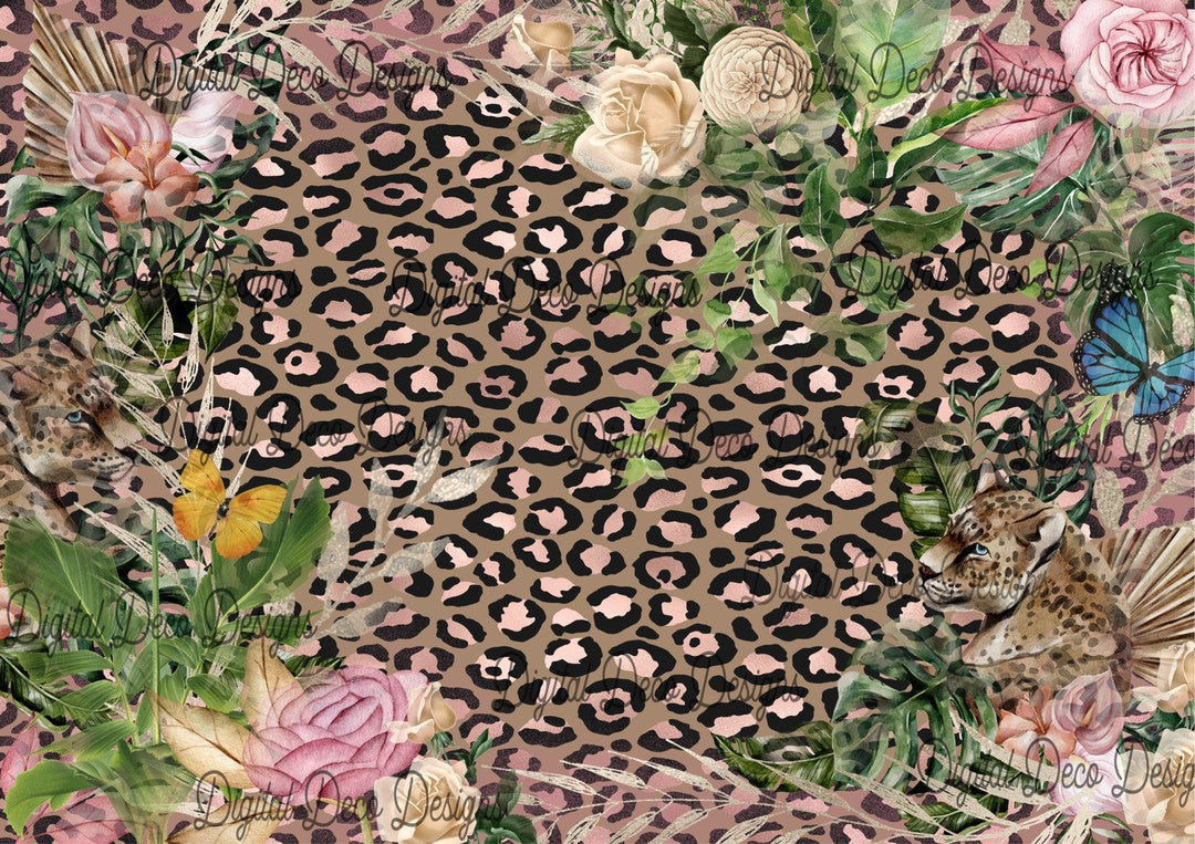 Ivory Rose Safari (#C024)-Digital Deco Designs