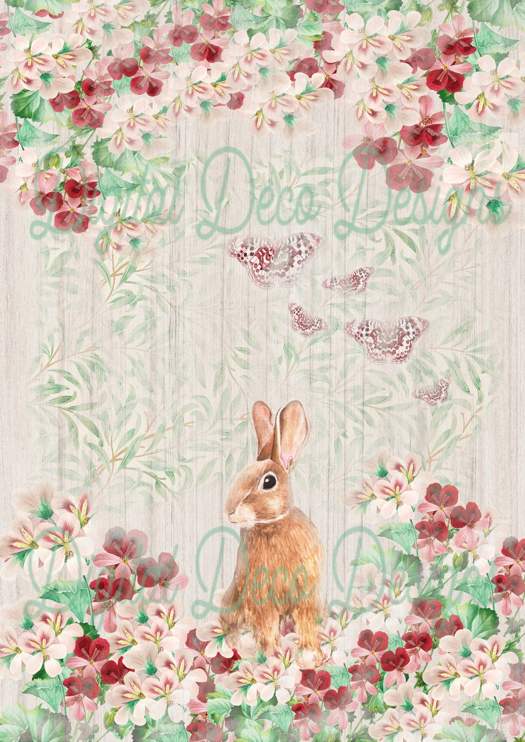 Karen (#C029)-Decoupage Paper