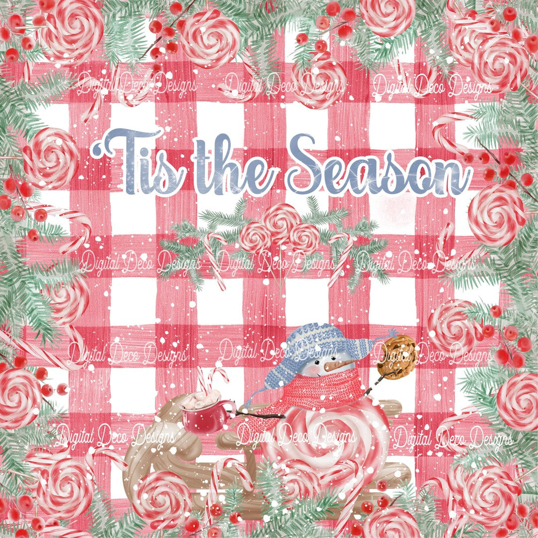 Let It Snow Peppermints (#C036)-Digital Deco Designs