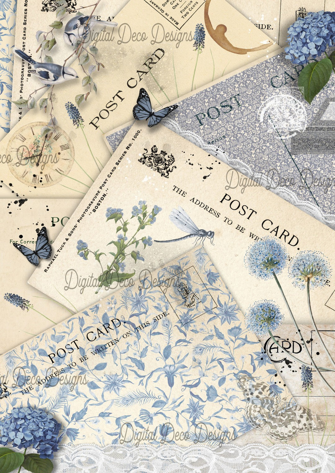 Lora Lee (#C041)-Digital Deco Designs