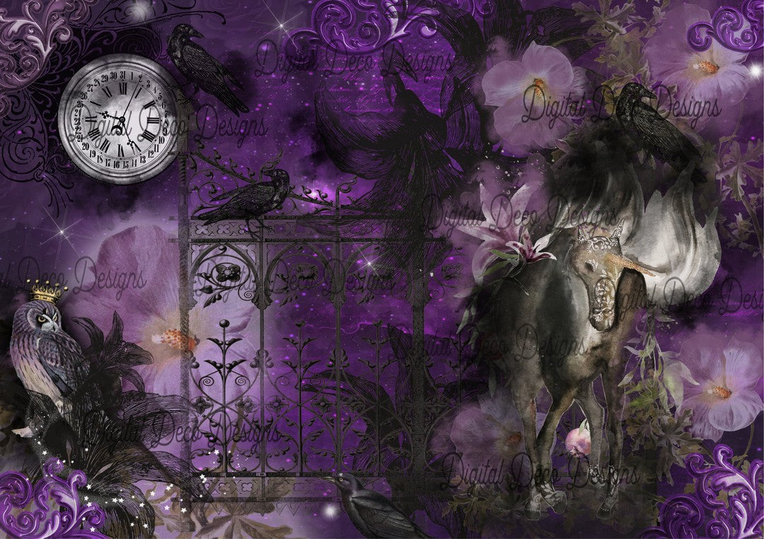 Midnight Gate (#C070)-Digital Deco Designs