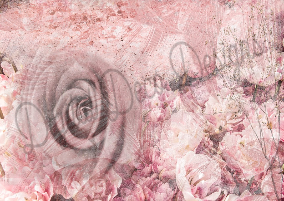 Pink Rose Daydream (#D030) (Exclusive Members Design)-Digital Deco Designs
