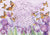 Purple Irises and Butterflies (#D060)-Decoupage Paper