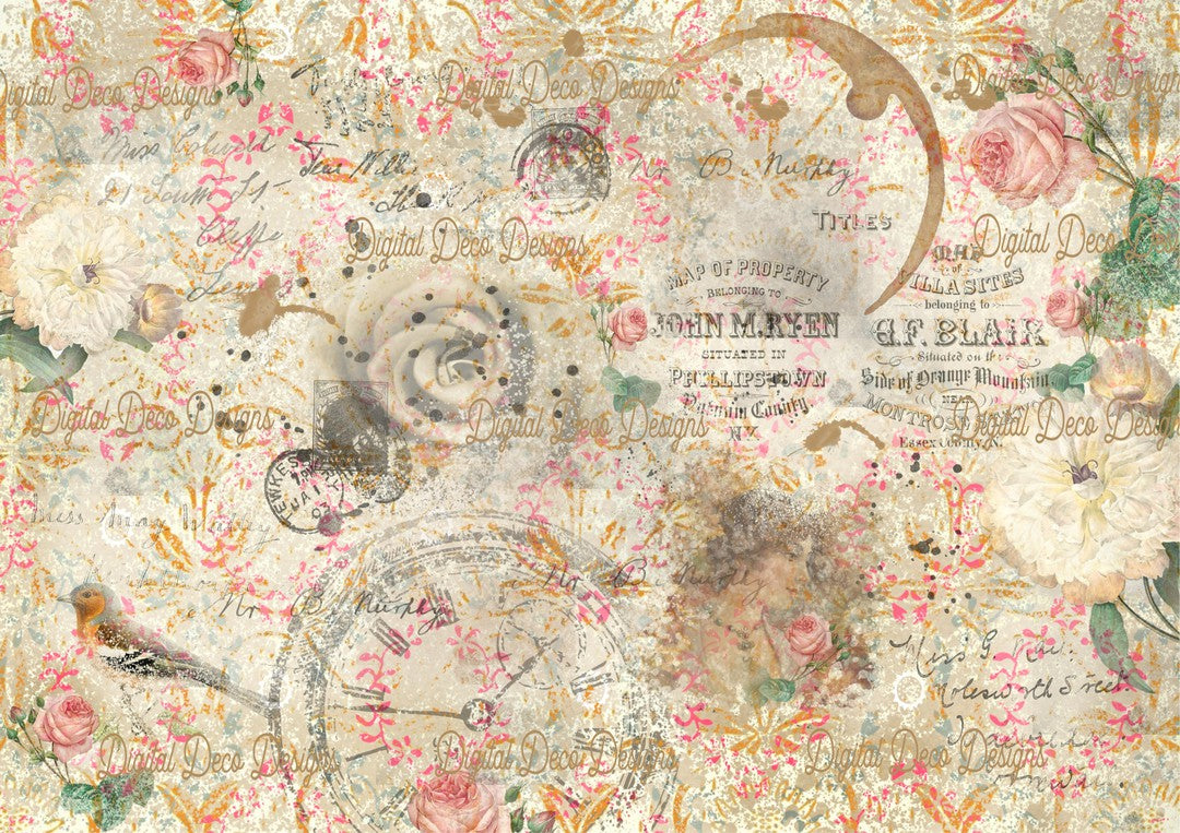 Shab (#E006) (Exclusive Members Design)-Digital Deco Designs