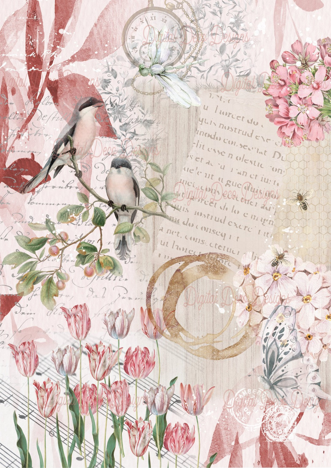 Tulip Woods (#E063) (Exclusive Members Design)-Digital Deco Designs