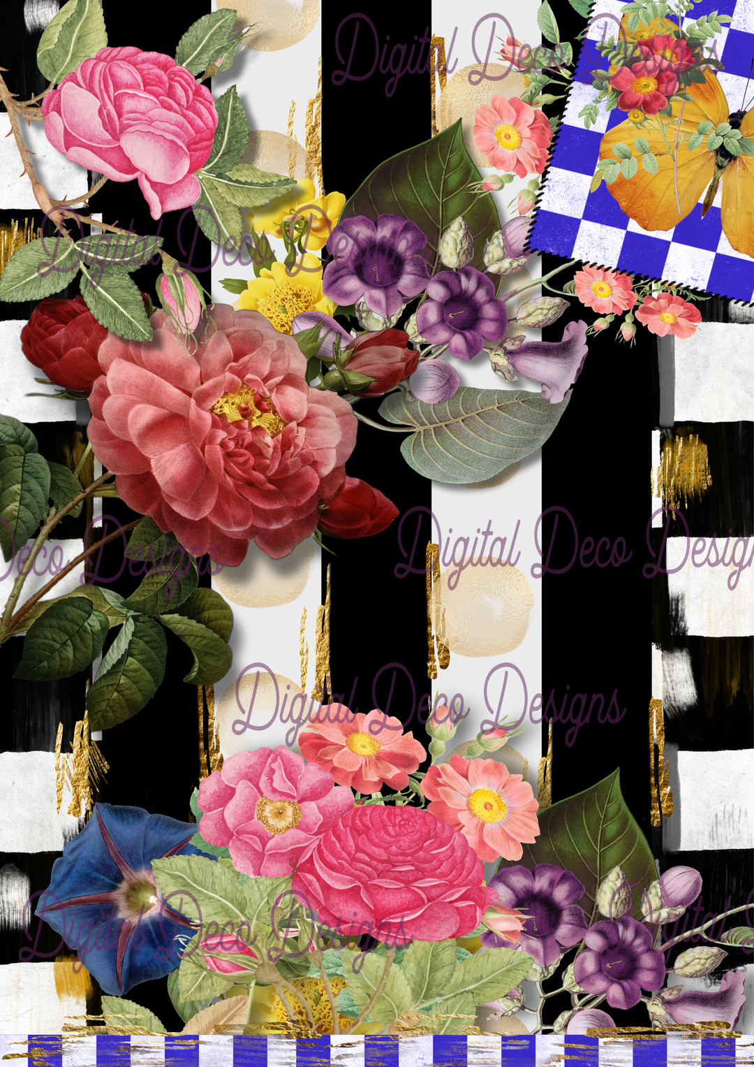 Summer Whimsy (#E043)-Digital Deco Designs