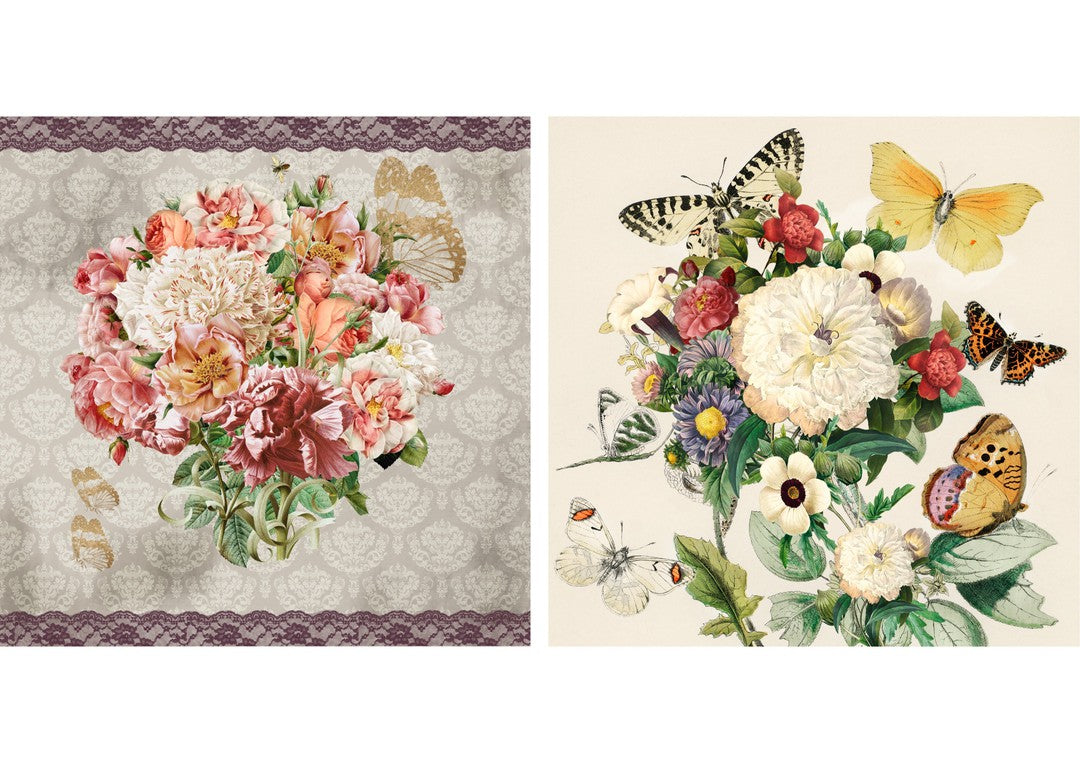 Vintage Bouquet Combo Minis (#E075)-Digital Deco Designs