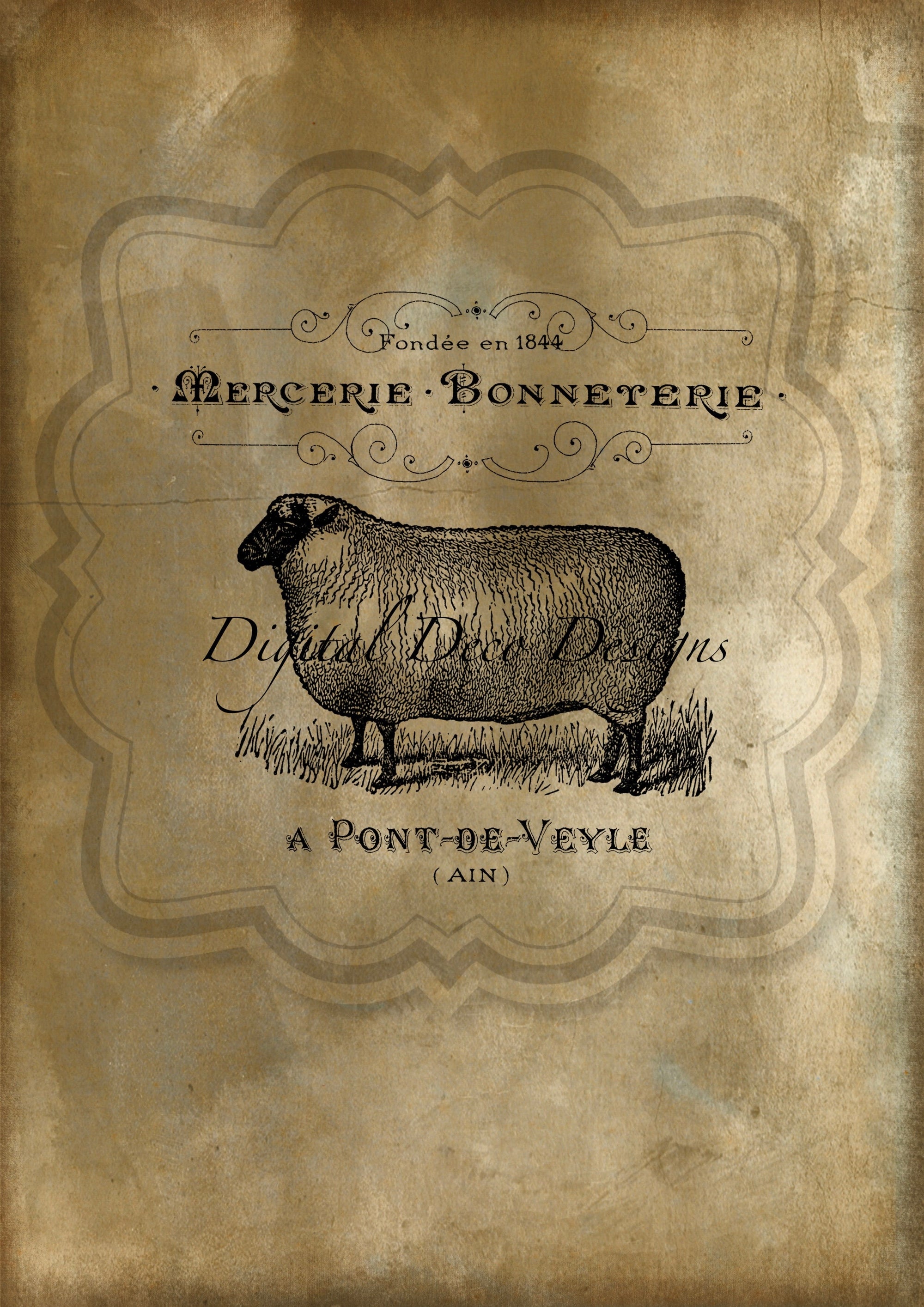 Primitive French Sheep (#D054)