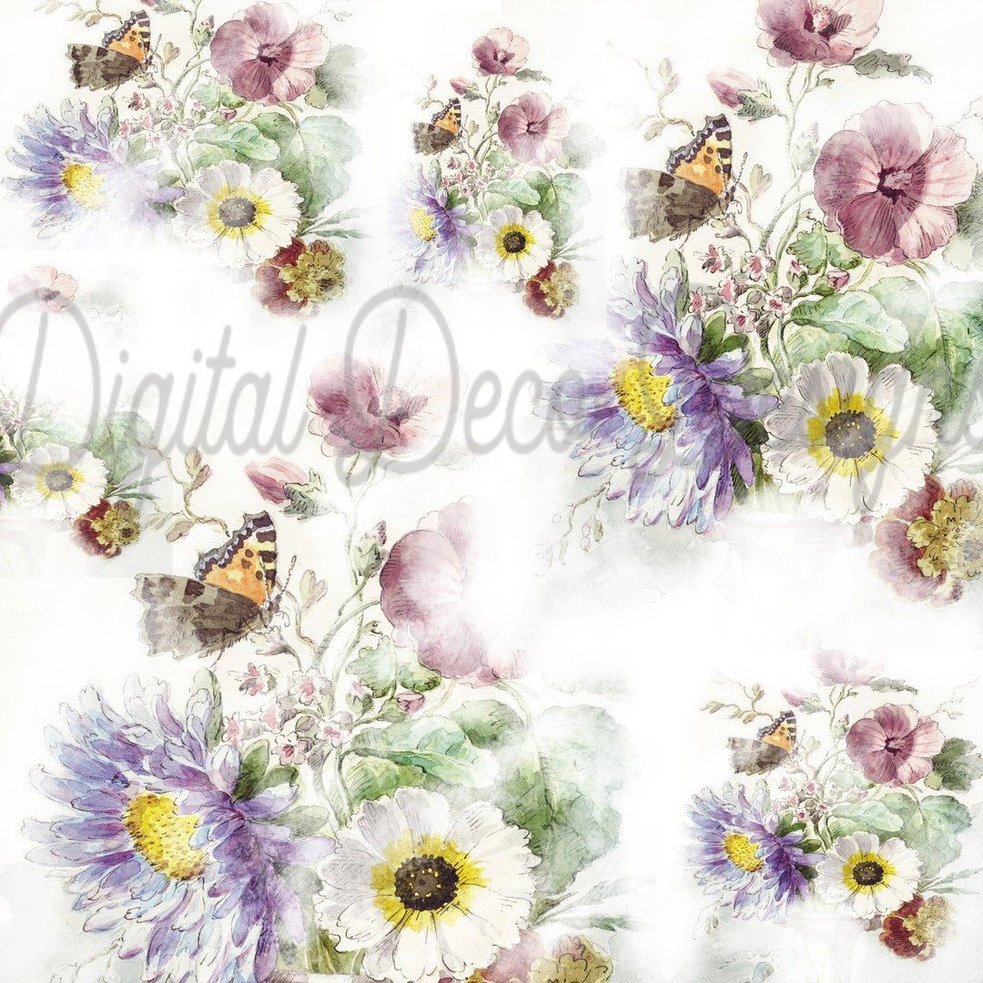 Wildflower Fog (#F016)-Digital Deco Designs