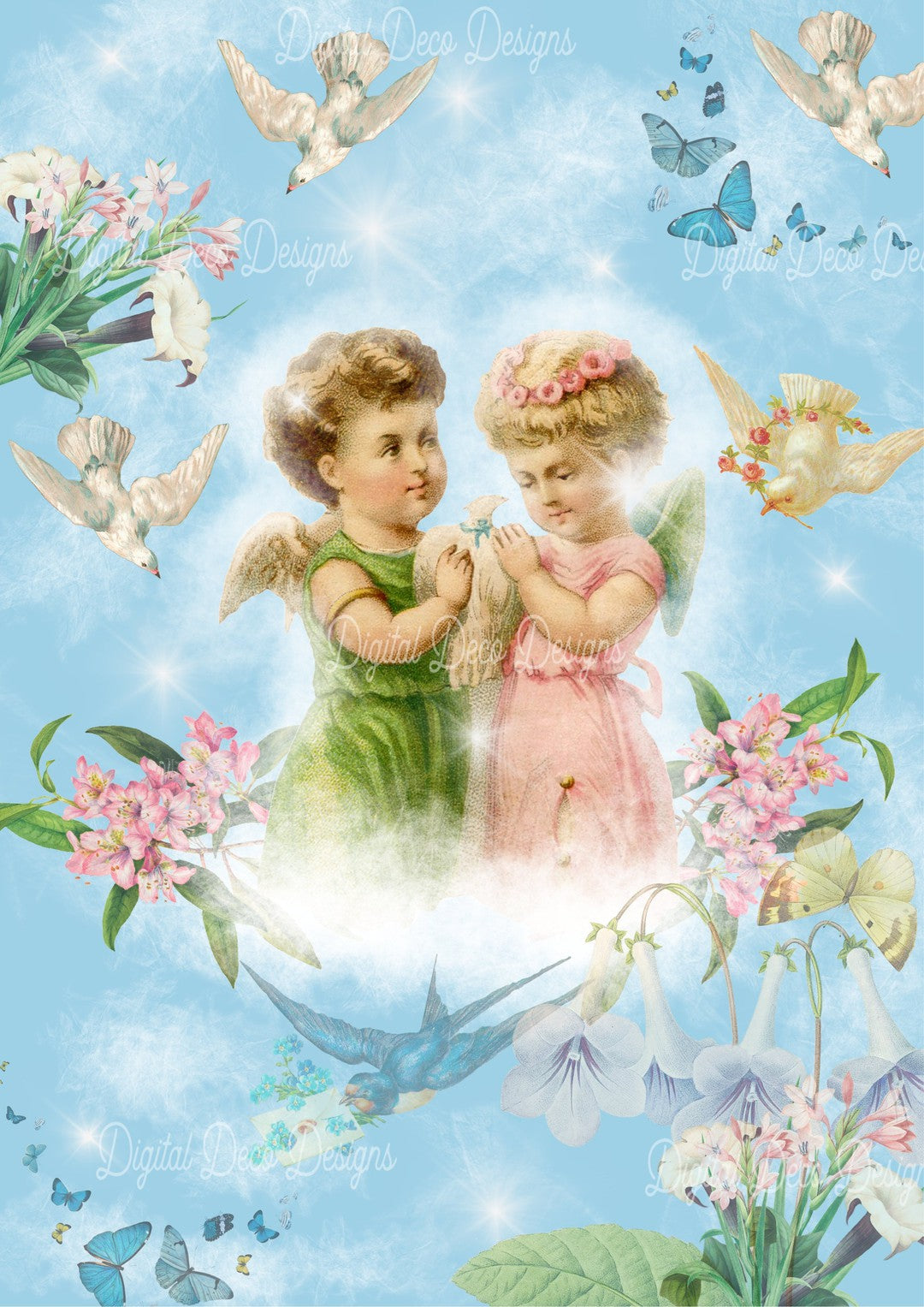 Heaven On Earth (#B091)-Digital Deco Designs